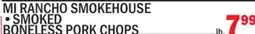 C Town MI RANCHO SMOKEHOUSE, SMOKED BONELESS PORK CHOPS offer
