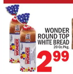 C Town WONDER ROUND TOP WHITE BREAD offer