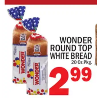 C Town WONDER ROUND TOP WHITE BREAD offer