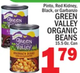 C Town GREEN VALLEY ORGANIC BEANS offer