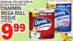 C Town CHARMIN MEGA ROLL TISSUE 6 Roll Pkg offer