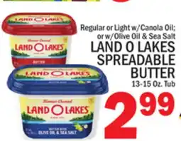 C Town LAND O LAKES SPREADABLE BUTTER offer