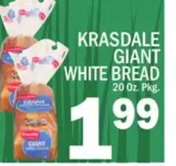 C Town KRASDALE GIANT WHITE BREAD offer