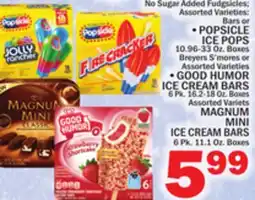 C Town POPSICLE ICE POPS 10.96 Oz.Boxes offer
