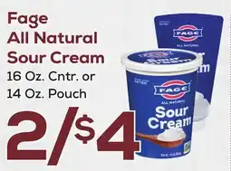 DeCicco & Sons Fage All Natural Sour Cream offer