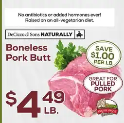DeCicco & Sons Boneless Pork Butt offer
