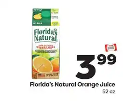 Weis Markets Florida's Natural Orange Juice offer