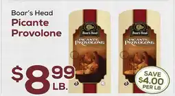 DeCicco & Sons Boar's Head Picante Provolone offer