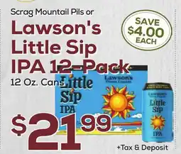DeCicco & Sons Lawson's Little Sip IPA 12-Pack offer