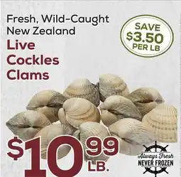 DeCicco & Sons Live Cockles Clams offer