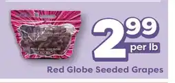 Weis Markets Red Globe Seeded Grapes offer