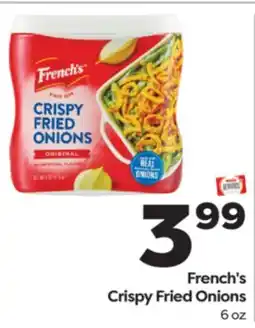 Weis Markets French's Crispy Fried Onions offer