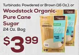 DeCicco & Sons Woodstock Organic Pure Cane Sugar 24 Oz. Bag offer