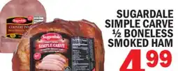 C Town SUGARDALE CARVE ½ BONELESS SMOKED HAM offer