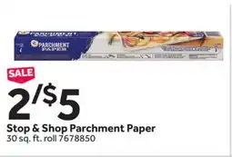 Stop&Shop Stop & Shop Parchment Paper offer
