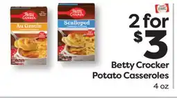 Weis Markets Betty Crocker Potato Casseroles offer