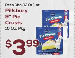 DeCicco & Sons Pillsbury 9 Pie Crusts 10 Oz. Pkg offer