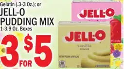 C Town JELL-O PUDDING MIX 1-3.9 Oz. Boxes offer