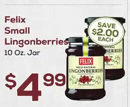 DeCicco & Sons Felix Small Lingonberries offer