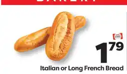 Weis Markets Italian or Long French Bread offer
