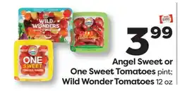 Weis Markets Angel Sweet or One Sweet Tomatoes pint Wild Wonder Tomatoes 12 oz offer