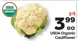 Weis Markets USDA Organic Cauliflower offer