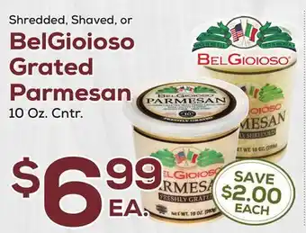 DeCicco & Sons BelGioioso Grated Parmesan offer