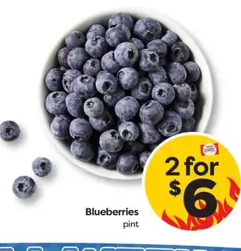 Weis Markets Blueberries offer