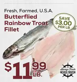 DeCicco & Sons Butterflied Rainbow Trout Fillet offer