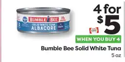 Weis Markets Bumble Bee Solid White Tuna offer