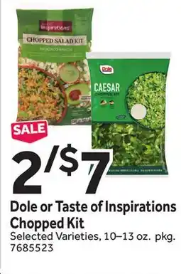 Stop&Shop Dole or Taste of Inspirations Chopped Kit offer