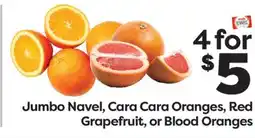Weis Markets Jumbo Navel, Cara Cara Oranges, Red Grapefruit, or Blood Oranges offer