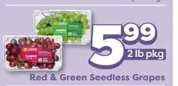 Weis Markets Red & Green Seedless Grapes offer