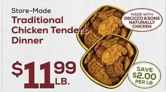 DeCicco & Sons Traditional Chicken Tenders Dinner offer