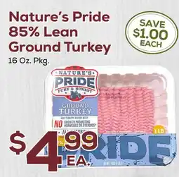 DeCicco & Sons Nature's Pride 85% Lean Ground Turkey offer