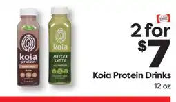 Weis Markets Koia Protein Drinks offer