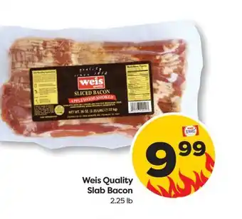 Weis Markets Weis Quality Slab Bacon offer