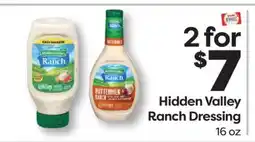 Weis Markets Hidden Valley Ranch Dressing offer