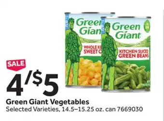 Stop&Shop Green Giant Vegetables offer