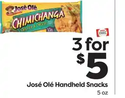 Weis Markets José Olé Handheld Snacks offer