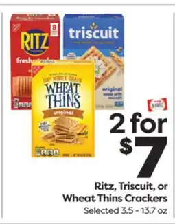 Weis Markets Ritz, Triscuit, or Wheat Thins Crackers offer