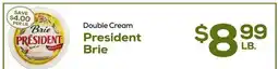 DeCicco & Sons Double Cream President Brie offer