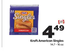 Weis Markets Kraft American Singles offer