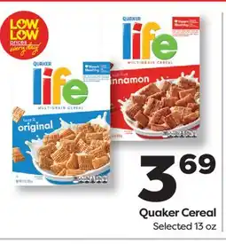 Weis Markets Quaker Cereal offer