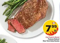 Weis Markets Pasture Raised New York Strip Steaks offer