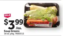 Stop&Shop Soup Greens offer