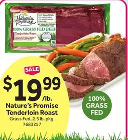 Stop&Shop Nature's Promise Tenderloin Roast offer