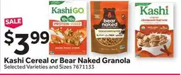 Stop&Shop Kashi Cereal or Bear Naked Granola offer