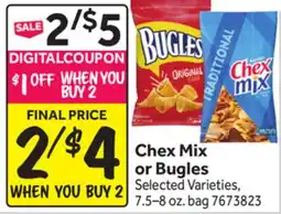 Stop&Shop Chex Mix or Bugles offer