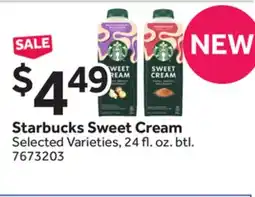 Stop&Shop Starbucks Sweet Cream offer